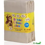 T-Tomi Látkové TETRA pleny 70x70 NEBĚLENÉ, sada 10 ks - TOP KVALITA