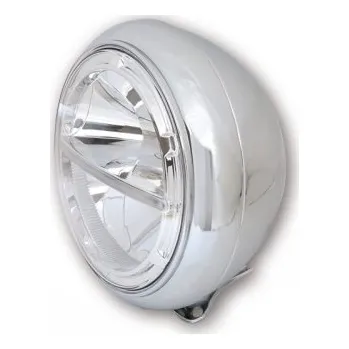 Osvětlení pro motocykl HIGHSIDER - Německo HIGHSIDER VOYAGE led přední světlo HD Style 7" barva: chrom