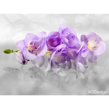 Fototapeta Vliesová fototapeta 3D fialová orchidej FTNXXL-2400 / fototapety na zeď Orchid 3d (360 X 270 cm) AG Design