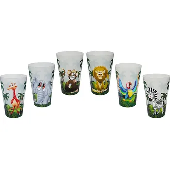 INJETON plast Kelímek dětský 0,5 l, 1 ks, dekory mix