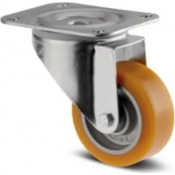 Dvoukolový ruční vozík Polyuretanové kolo ITP 100, otočné, plotna