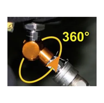 Příslušenství ke kompresoru Vzduchová otočná spojka 1/4 360°, otočný kloub přívodu vzduchu k nářad