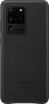 Pouzdro na mobilní telefon Samsung Leather Cover pro Galaxy S20 Ultra černé
