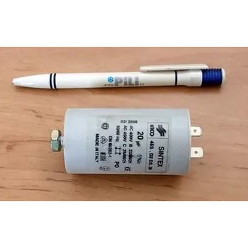 Kondenzátor Kompresor - Kondenzátor rozběhový 20uF + šroub