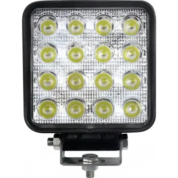 Pracovní světlo Světlomet LED 3700lm 48W 10-30V širokoúhlý (Světlomet LED 48W pracovní čtvercový 10-30V)