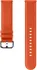 Příslušenství k chytrým hodinkám Samsung kožený řemínek 20 mm pro Samsung Galaxy Watch Active 2 Orange
