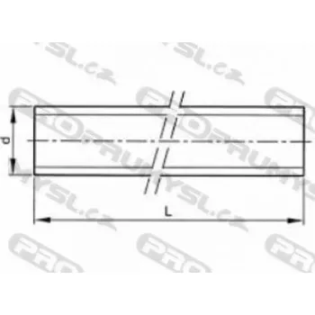 Závitová tyč Závitová tyč DIN 976 levý závit M8x1000 nerez A2