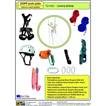 Úvazek Set OOPP - lanový přístup Rock Empire Roper