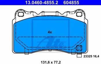 Brzdová destička ATE 13.0460-4855.2