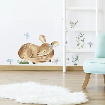 Samolepící dekorace Yokodesign Nálepka na zeď - Koloušek IV barva: Modrá