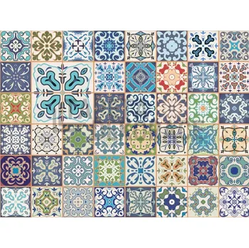 Tapeta Samolepící tapeta Barevné kachličky, Azulejos šířka 45 cm, metráž 55727 / 14085 samolepicí fólie a tapety LIANA Venilia / Gekkofix