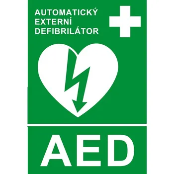 Informační tabulka Tabulka označení AED