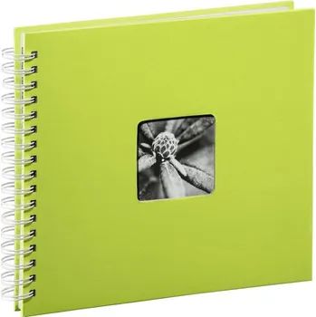 Digitální fotorámeček Fotoalbum Hama FINE ART 28x24 cm, 50 stran, kiwi, bílé listy, spirálové, lepicí 2115