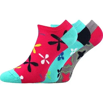 Pánské ponožky PIKI nízké barevné ponožky Boma - MIX 53 35-38 mix barev