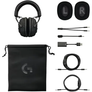 obsah balení sluchátek Logitech G Pro X