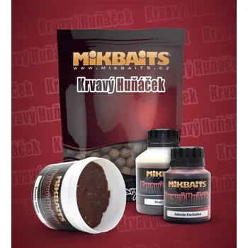 Mikbaits - Boilie Krvavý Huňáček 1kg / 20mm - Švestka Oliheň