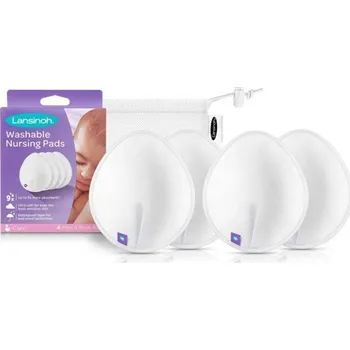 Vložka do podprsenky Lansinoh Vložky do podprsenky pratelné 4 ks