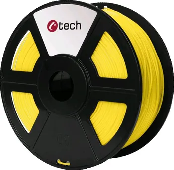 Struna k 3D tiskárně C-TECH PLA 1,75 mm 1 kg žlutá