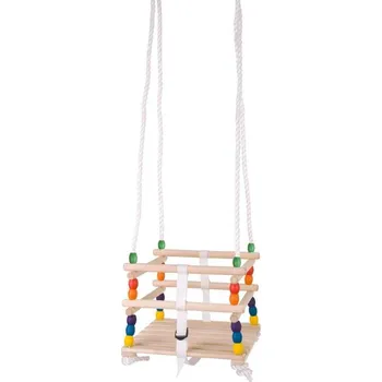 Bigjigs Toys Dřevěná korálková houpačka