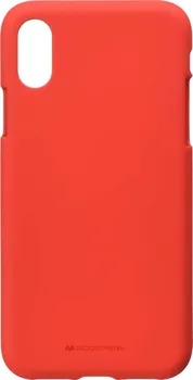 Pouzdro na mobilní telefon Mercury Soft Feeling pro Apple iPhone XS Max červený