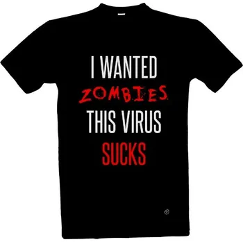 Tričko s potiskem Zombie virus pánské