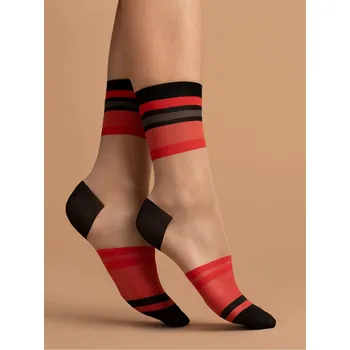 Dámské punčochy Fiore Catch me 15 den Ponožky poudre-red uni