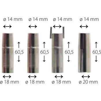 Příslušenství ke svářečce KEMPPI Plynová hubice - pro stehové svařování