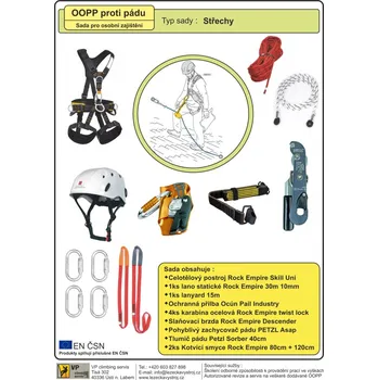 Lezecký doplněk OOPP - práce na střechách CAMP Safety Star červená