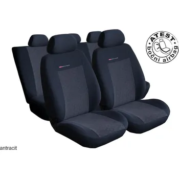 Potah sedadla Autopotahy Volkswagen Bora,od r. 1997-2006 - zadní opěradlo a sedadlo dělené, zadní loketní opěrka /123-p1Bora//černý/Bez vyhřívání