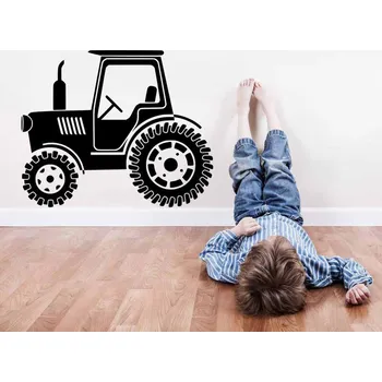 Samolepící dekorace Samolepka na zeď Traktor (dekorace na zeď)
