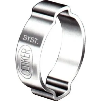 Zahradní hadice hadicová spona dvou oušková 10,8-13mm, zamačkávací hadicová spona 2x o