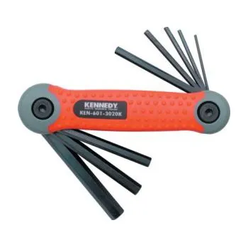 Klíč Sada imbusů v otvíracím držáku , imbusové klíče v plastovém držadle pr