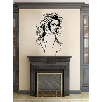 Samolepící dekorace Samolepka na zeď Svůdná sexy žena (dekorace na zeď)