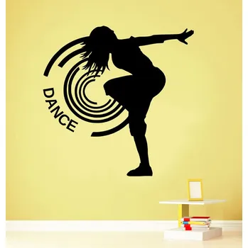 Samolepící dekorace Samolepka na zeď Dance (dekorace na zeď)
