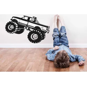 Samolepící dekorace Samolepka na zeď auto Monster truck (dekorace na zeď)