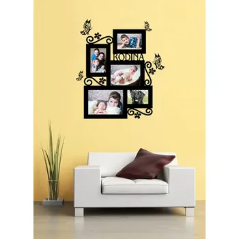 Samolepící dekorace Samolepka na zeď Rámeček na fotky Rodina (dekorace na zeď)