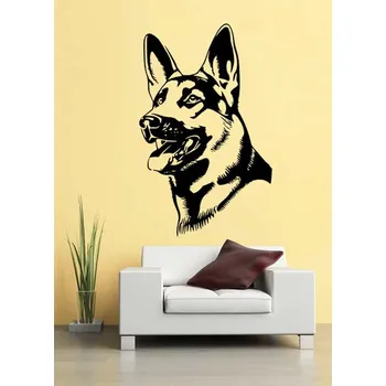 Samolepící dekorace Samolepka na zeď Německý ovčák (dekorace na zeď)