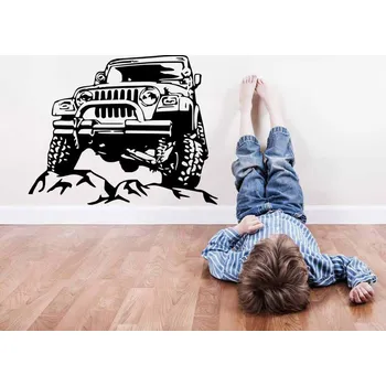 Samolepící dekorace Samolepka na zeď Teréní auto (dekorace na zeď)