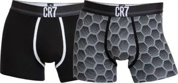 Boxerky CR7 pánské boxerky 2pack šedé