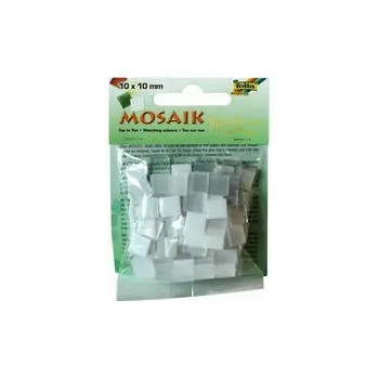 Mozaiková sada Mozaika odlehčená pryskyřicová 10x10mm bílý mix