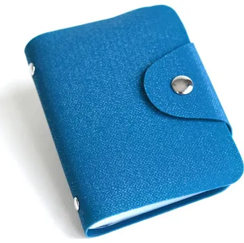 Peněženka BRIGHT Pouzdro na vizitky Petrolejová/Třpitivý lesk (BR14-A002-44SYN)