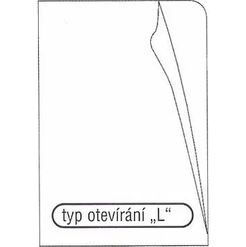 Obal na doklady A4 "L" čirý PVC 150my extra silný