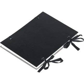 Spisové desky s tkanicí potažené černé