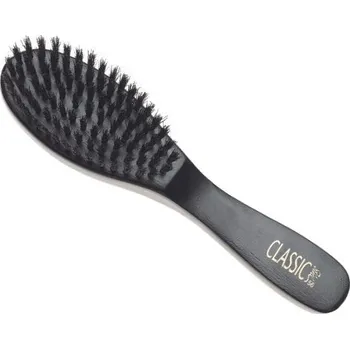 Dřevěný kartáč Sibel Classic 56 black - přírodní štětiny 47x205mm (8450312) + dárek zdarma