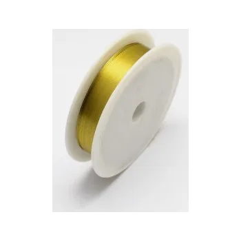 Materiál na výrobu šperku Drátek žlutý 0,8mm (3m)