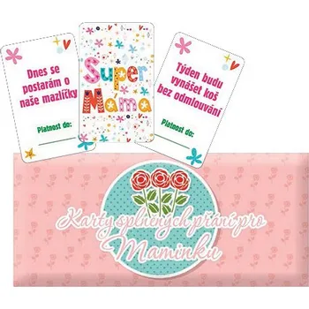 Žertovný předmět Mediabox Karty splněných přání pro maminku