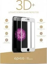 Epico Glass Tvrzené sklo pro iPhone 6/6S 3D+ - bílé
