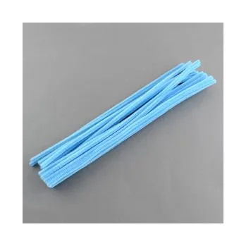 Materiál na výrobu šperku Chlupatý drátek světle modrý