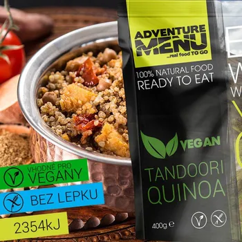 jídlo na cestu Adventure Menu Tandoori Quinoa Vegan 400 g