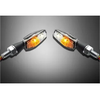 Osvětlení pro motocykl Blinkry s koncovým světlem Mini all in one barva: chrom, sklíčko: čiré